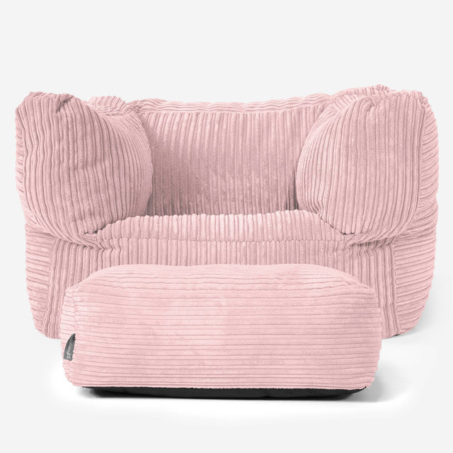 Albert Zitzak Fauteuil - Corduroy Blozen Roze 02