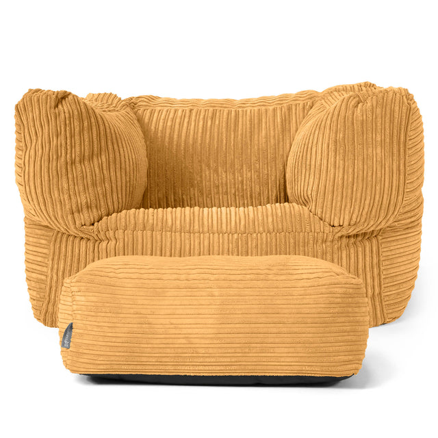 Albert Zitzak Fauteuil - Corduroy Gouden Honing 02