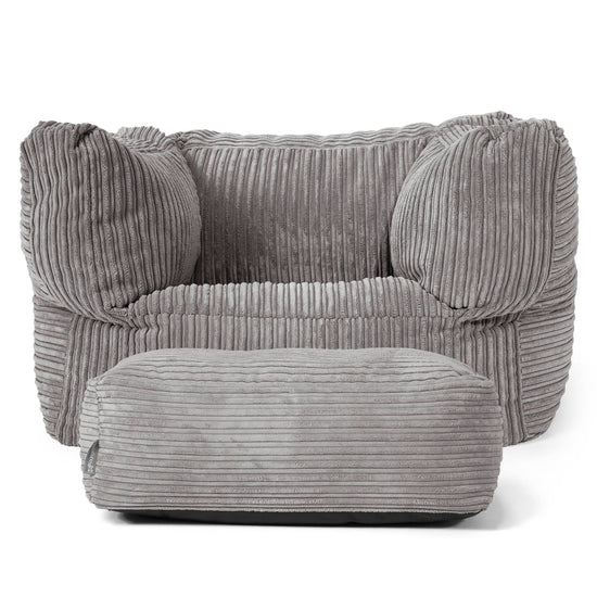 Albert Zitzak Fauteuil - Corduroy Graphite Grijs 02