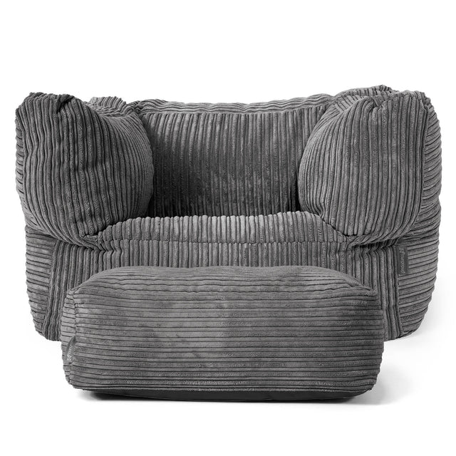Albert Zitzak Fauteuil - Corduroy Leisteengrijs 02