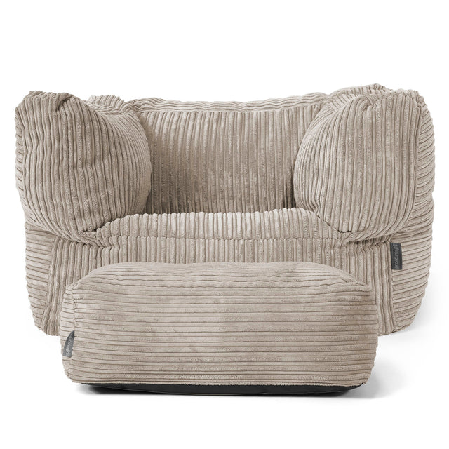 Albert Zitzak Fauteuil - Corduroy Mink 02