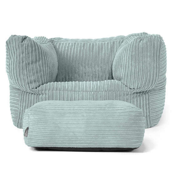 Albert Zitzak Fauteuil - Corduroy Mintgroen 02