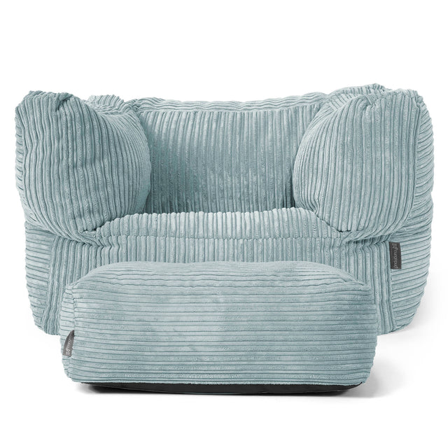Albert Zitzak Fauteuil - Corduroy Mintgroen 02