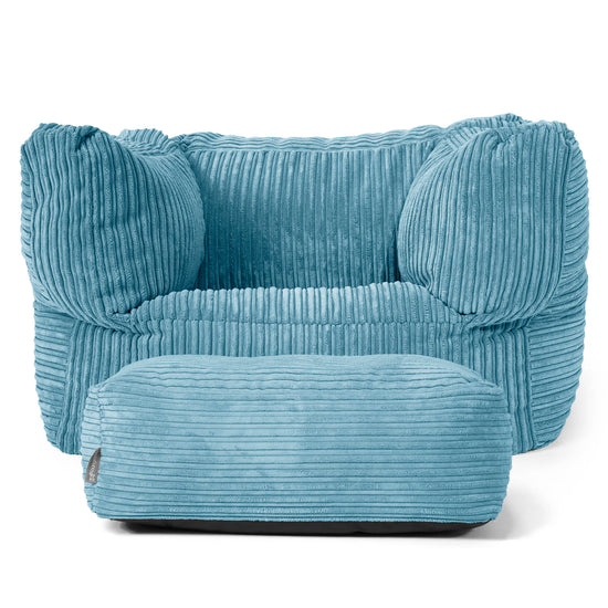 Albert Zitzak Fauteuil - Corduroy Petrol 02