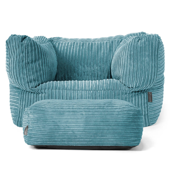 Albert Zitzak Fauteuil - Corduroy Petrol 02