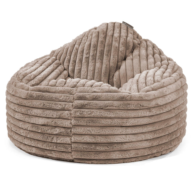 Archi Zitzak - Ultra Pluche Corduroy Mink 01