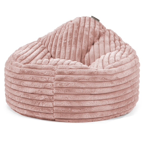 Archi Zitzak - Ultra Pluche Corduroy Stoffig Roze 01