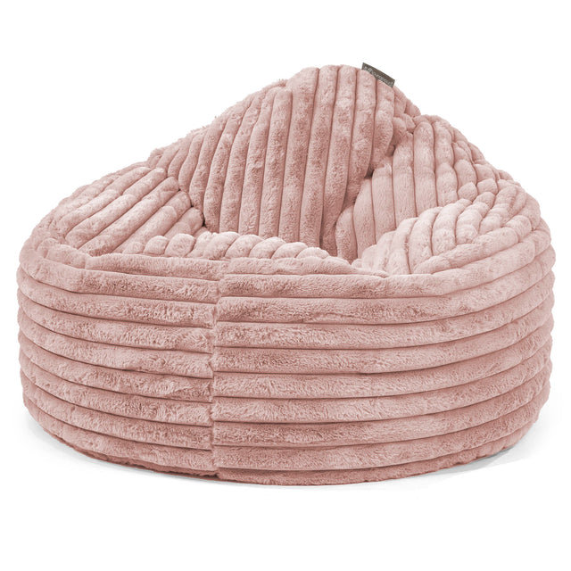 Archi Zitzak - Ultra Pluche Corduroy Stoffig Roze 01