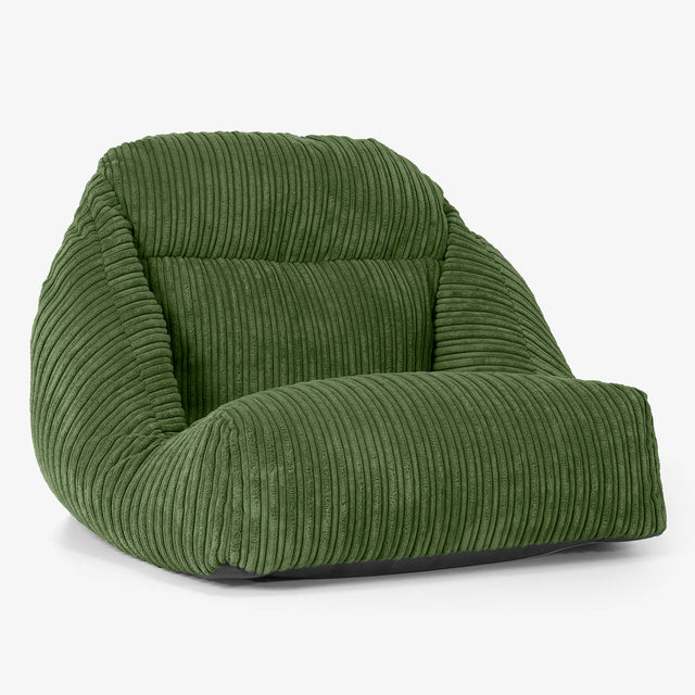 Aya Vloer Zitzakstoel - Corduroy Bosgroen 01