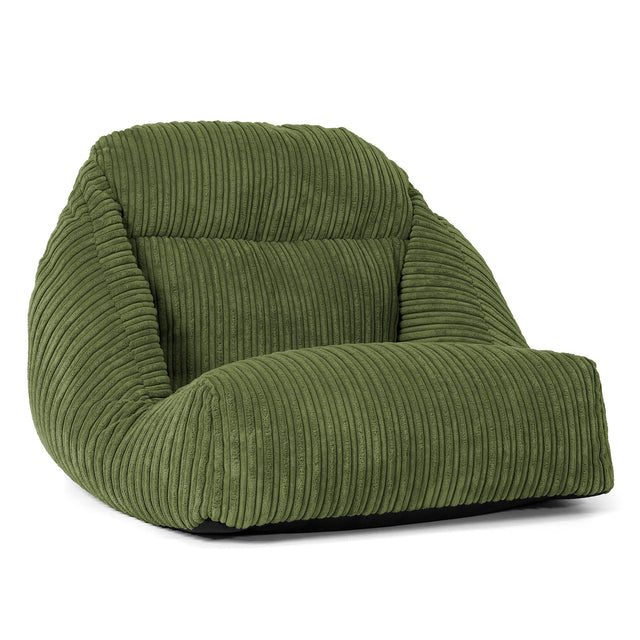 Aya Vloer Zitzakstoel - Corduroy Bosgroen 01