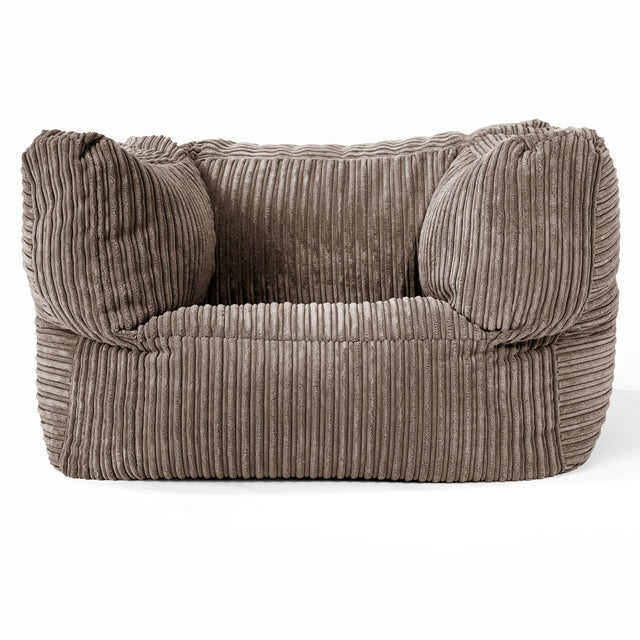 Albert Zitzak Fauteuil - Corduroy Beigegrijs 01