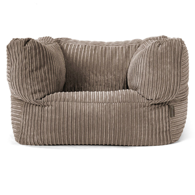 Albert Zitzak Fauteuil - Corduroy Beigegrijs 01