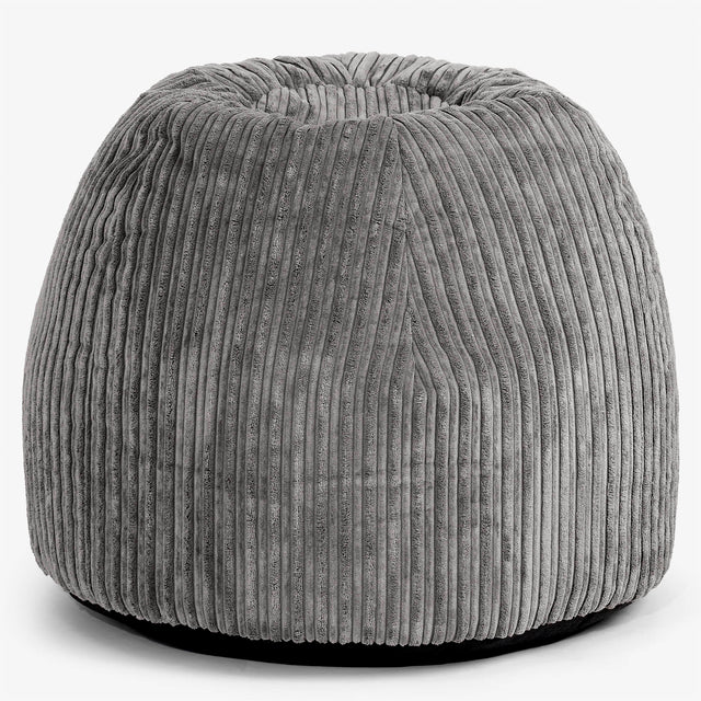 Ergonomische Bureau-pouffe Stoel - Corduroy Graphite Grijs 01