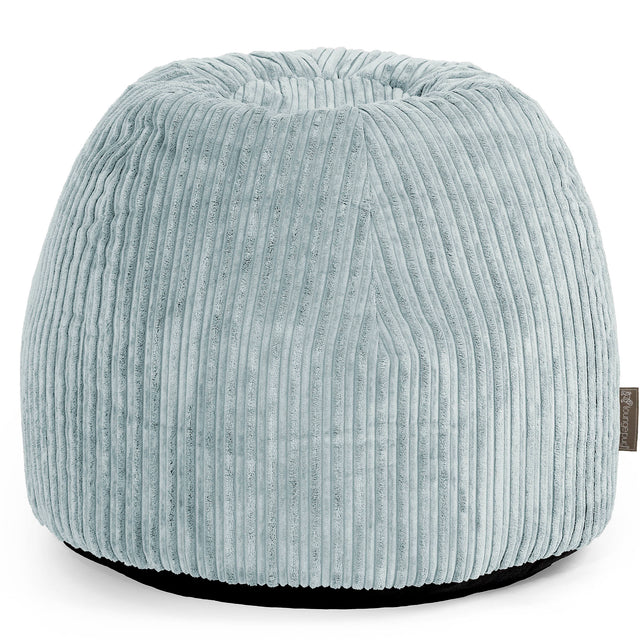 Kaptafel Poef Stoel - Corduroy Mintgroen 01