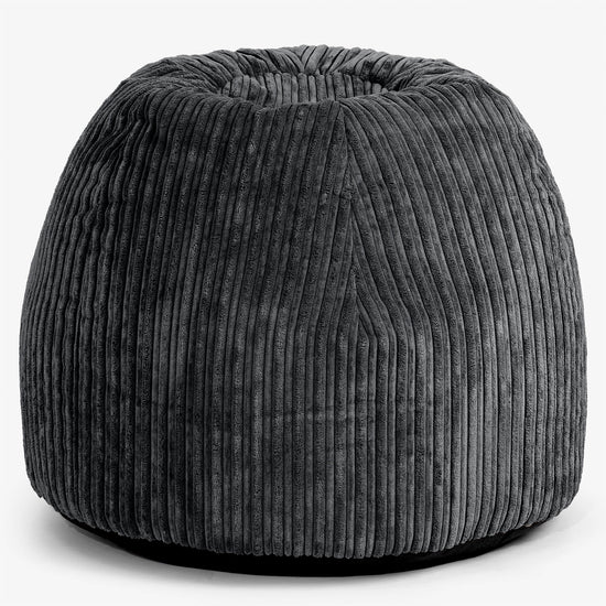 Ergonomische Bureau-pouffe Stoel - Corduroy Zwart 01