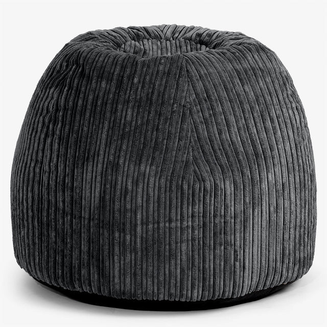 Ergonomische Bureau-pouffe Stoel - Corduroy Zwart 01