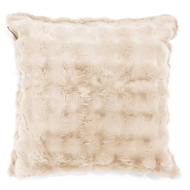 Extra Grote Kussenhoes 70 x 70cm - Namaakbont Bubble Crème 01
