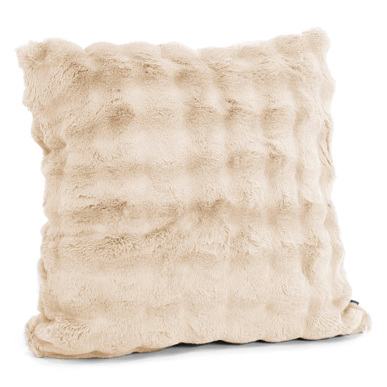 Extra Grote Kussenhoes 70 x 70cm - Namaakbont Bubble Crème 02