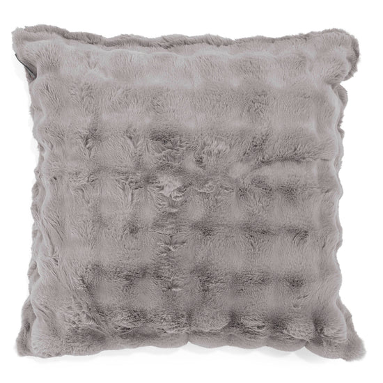 Extra Grote Kussenhoes 70 x 70cm - Namaakbont Bubble Grijs 01