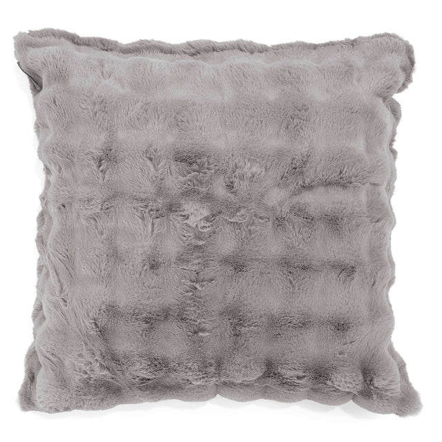 Extra Grote Kussenhoes 70 x 70cm - Namaakbont Bubble Grijs 01