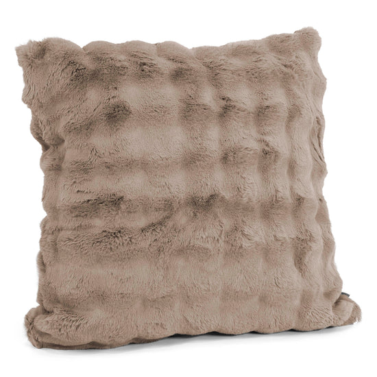 Extra Grote Kussenhoes 70 x 70cm - Namaakbont Bubble Mink 02