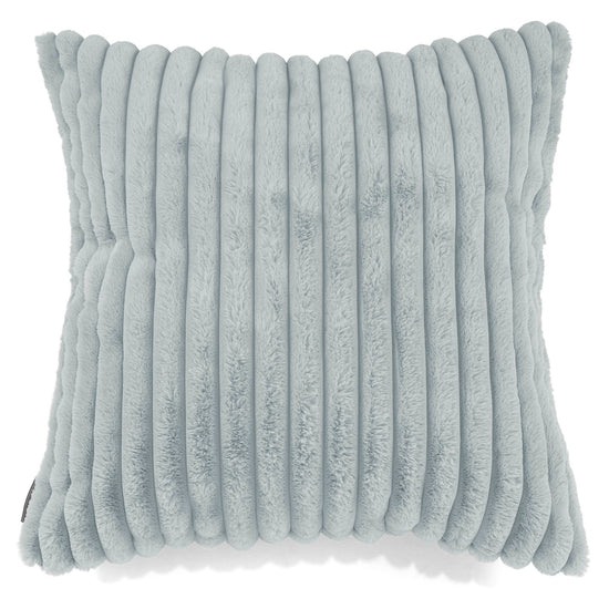 Extra Grote Kussenhoes 70 x 70cm - Ultra Pluche Corduroy Eendenei Blauw 01
