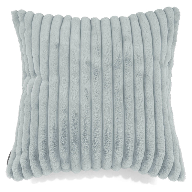 Extra Grote Kussenhoes 70 x 70cm - Ultra Pluche Corduroy Eendenei Blauw 01