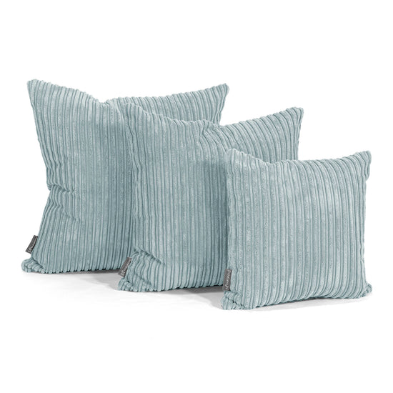 Extra Grote Kussenhoes 70 x 70cm - Corduroy Mintgroen 02