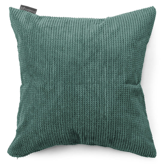 Extra Grote Kussenhoes 70 x 70cm - Pompom Mosgroen 01