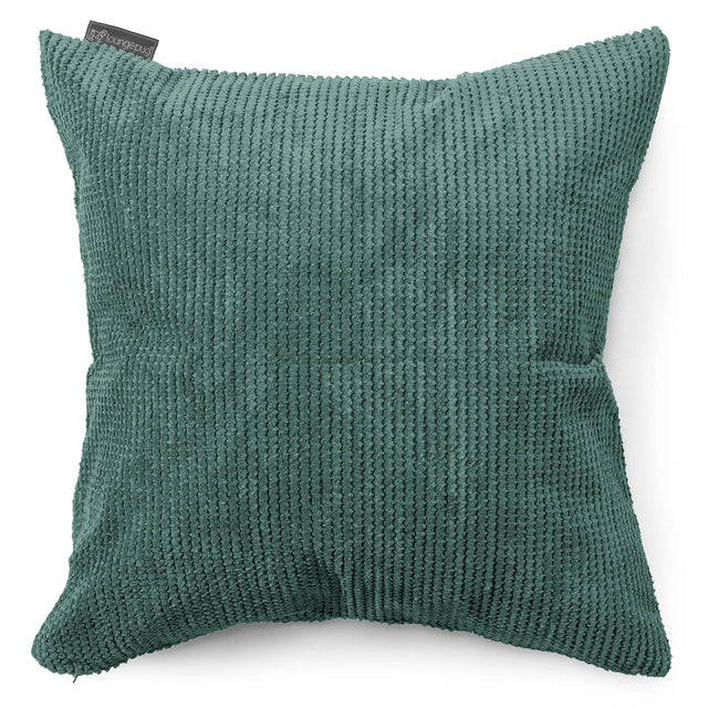 Extra Grote Kussenhoes 70 x 70cm - Pompom Mosgroen 01