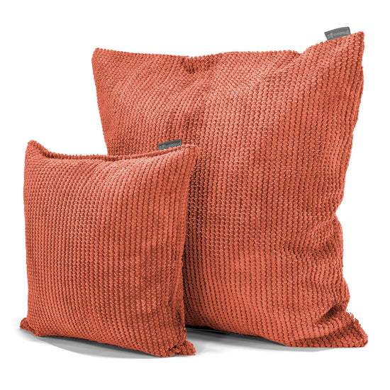 Extra Grote Kussenhoes 70 x 70cm - Pompom Pompoenoranje 02