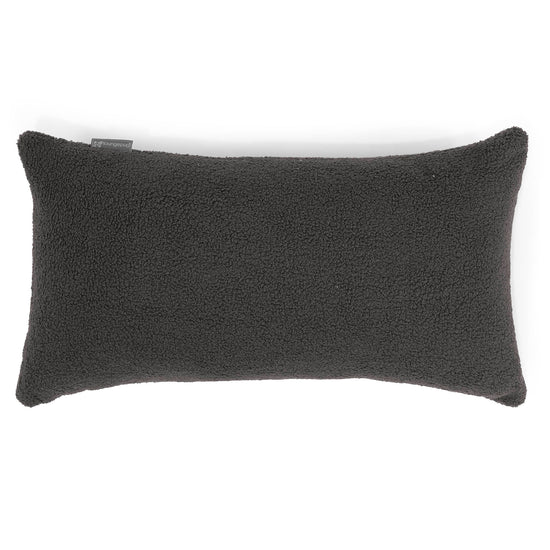 Gigantische Langwerpige Kussenhoes 40 x 70cm - Boucle Graphite Grijs 01