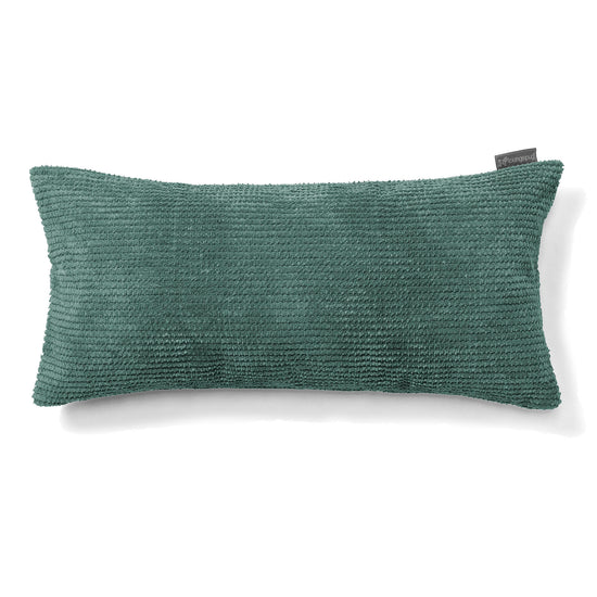 Gigantische Langwerpige Kussenhoes 40 x 70cm - Pompom Mosgroen 01
