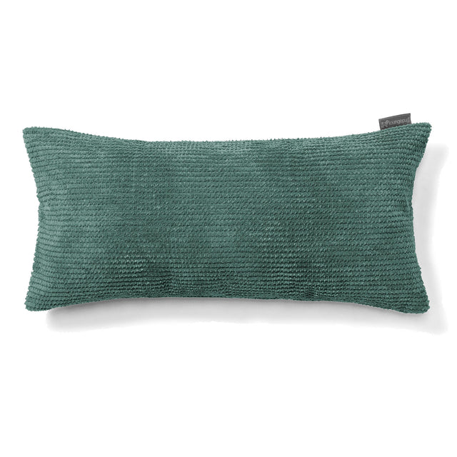 Gigantische Langwerpige Kussenhoes 40 x 70cm - Pompom Mosgroen 01