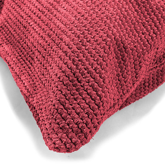 Gigantische Langwerpige Kussenhoes 40 x 70cm - Pompom Pastelrood 02