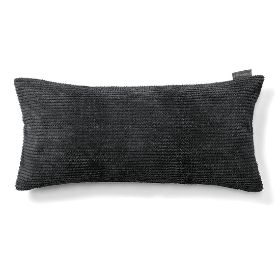 Gigantische Langwerpige Kussenhoes 40 x 70cm - Pompom Zwart 01