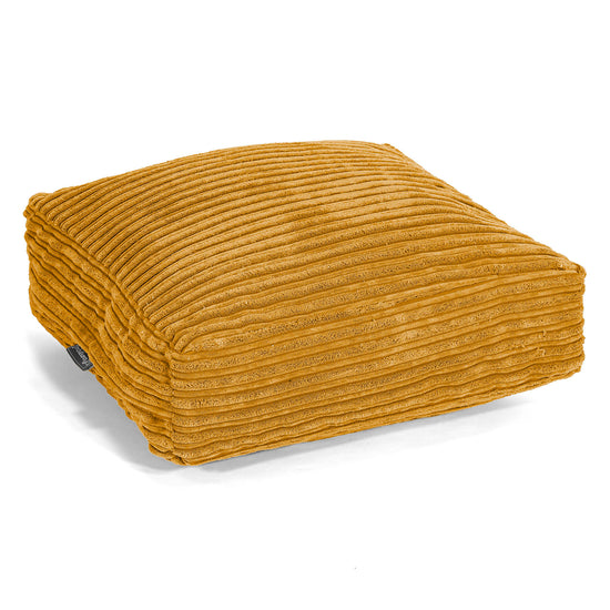 Groot Vloerkussen - Corduroy Gouden Honing 01
