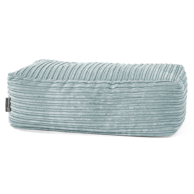 Grote Voetenbank - Corduroy Mintgroen 01