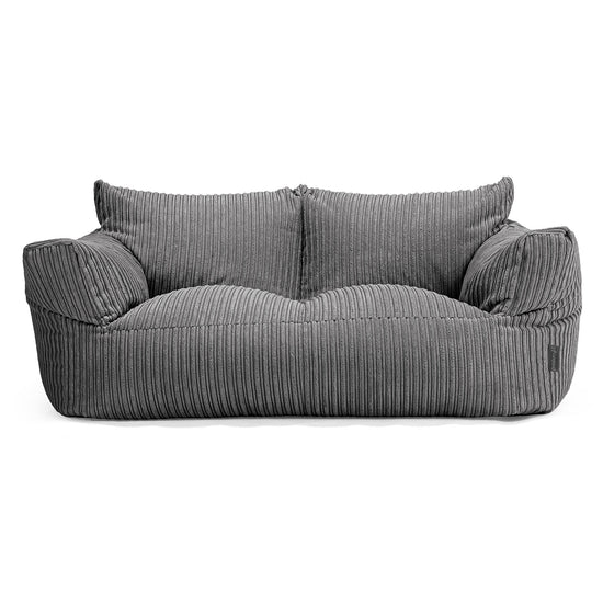 Josephine Zitzak Bank - Corduroy Leisteengrijs 02