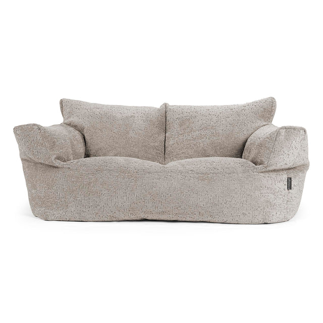 Josephine Zitzak Bank - Luxe Chenille Grijs 01