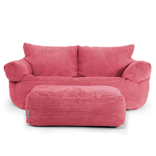 Josephine Zitzak Bank - Pompom Pastelrood 02