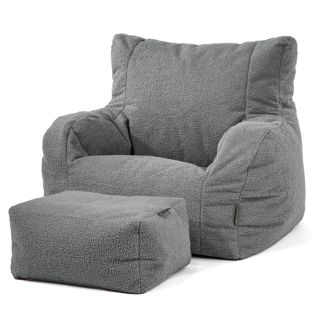 Josephine Zitzak Fauteuil - Boucle Grijs 02