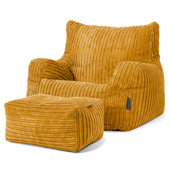 Josephine Zitzak Fauteuil - Corduroy Gouden Honing 02
