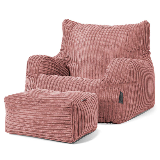 Josephine Zitzak Fauteuil - Corduroy Perzik 02