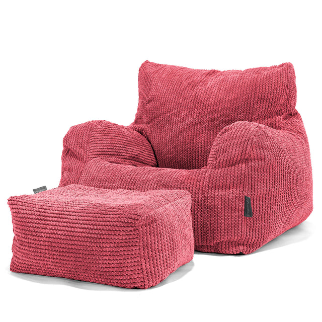 Josephine Zitzak Fauteuil - Pompom Pastelrood 02