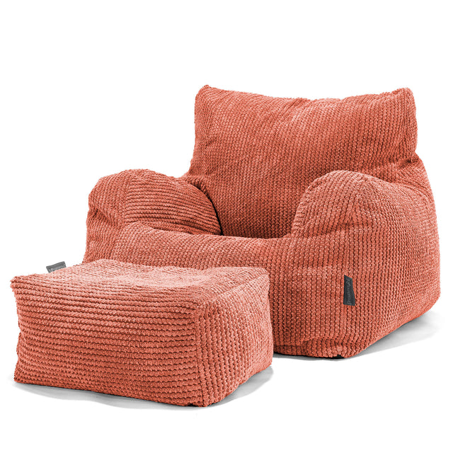 Josephine Zitzak Fauteuil - Pompom Pompoenoranje 02