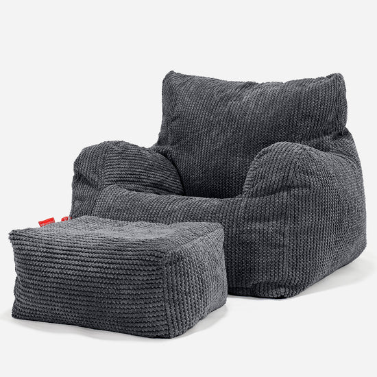 Josephine Zitzak Fauteuil - Pompom Zwart 02