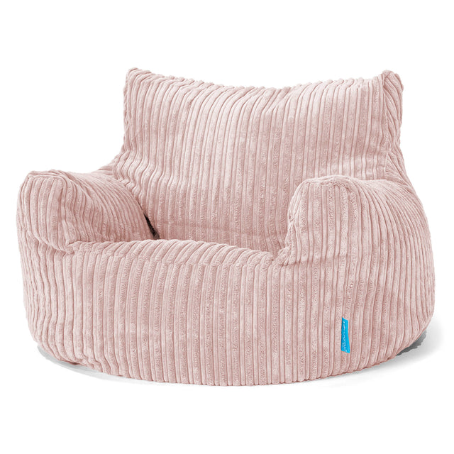 Kinderfauteuil Zitzak 3-8 jaar oud - Corduroy Blozen Roze 01