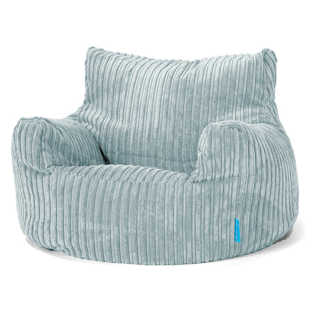 Kinderfauteuil Zitzak 3-8 jaar oud - Corduroy Mintgroen 01