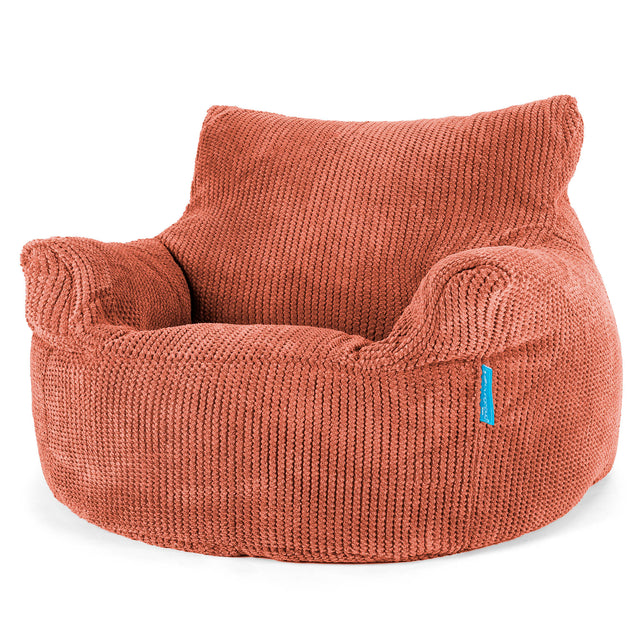 Kinderfauteuil Zitzak 3-8 jaar oud - Pompom Pompoenoranje 01